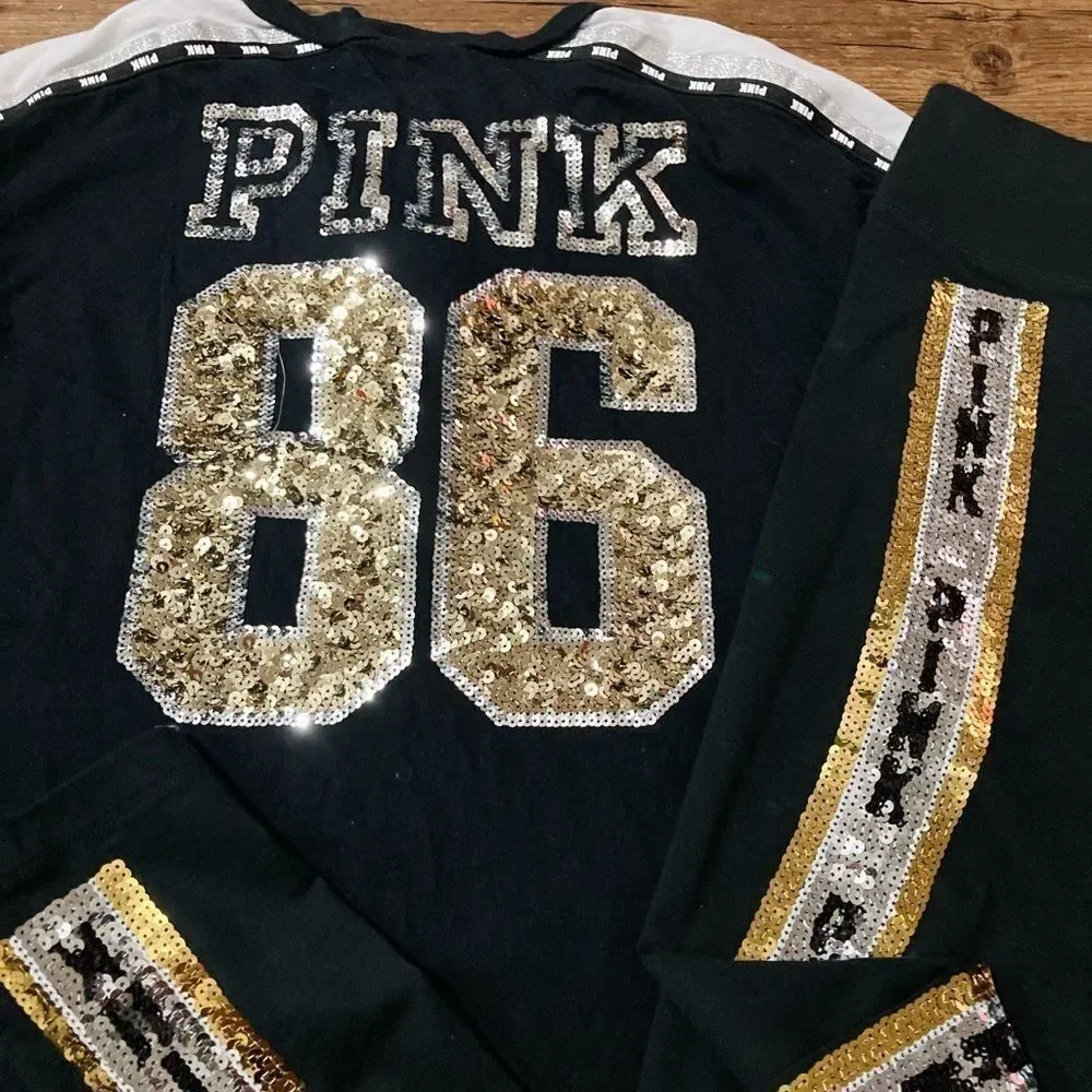 Victoria’s Secret Pink bling outfit set